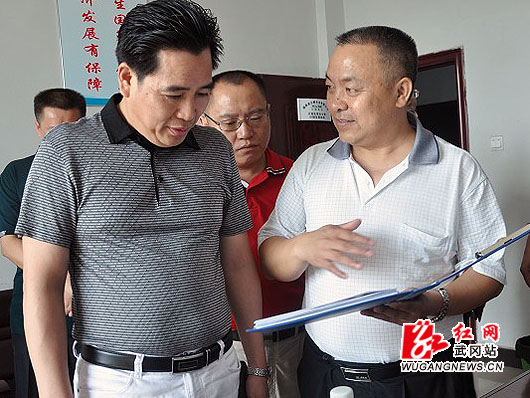 伍先明来武冈市调研指导人口计生工作