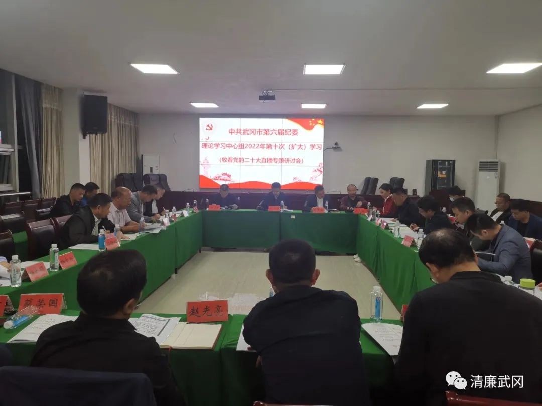 市纪委监委专题学习讨论党的二十大报告_邵阳头条网