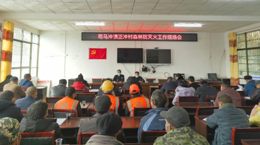杨建平到司马冲镇正冲村现场督导森林防灭火工作_邵阳头条网