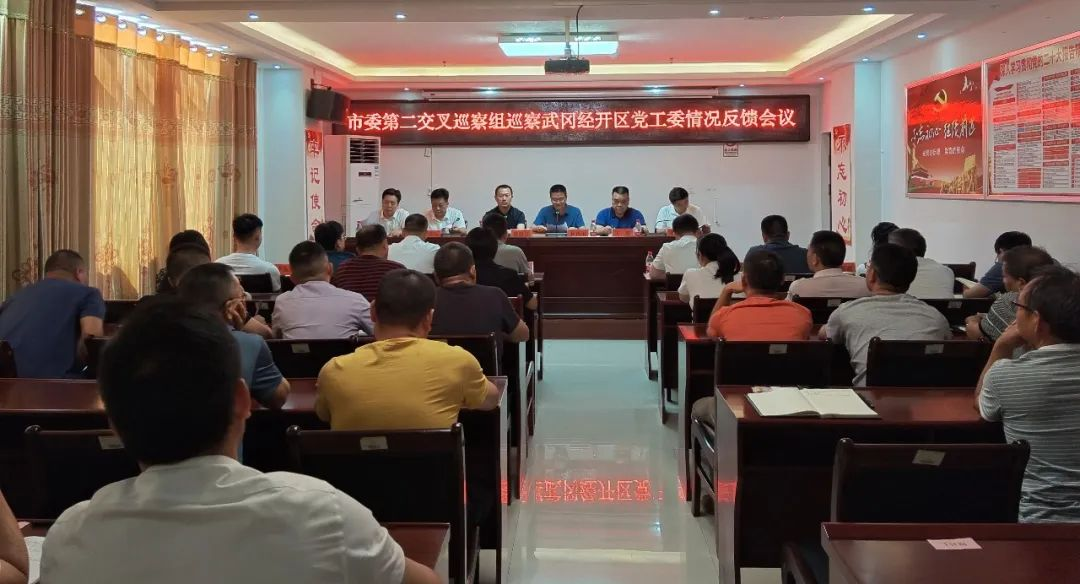 邵阳市委第二交叉巡察组向武冈经开区党工委反馈巡察情况_邵阳头条网