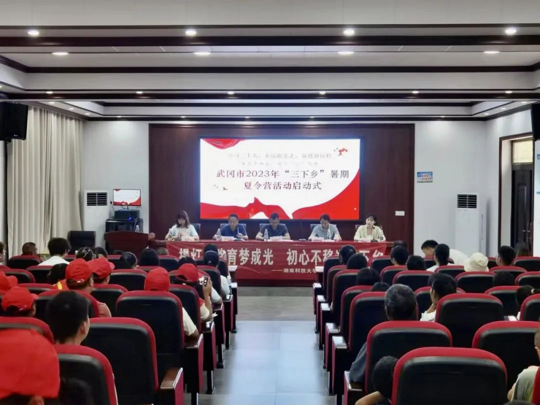 武冈市2023年大学生“三下乡”暑期夏令营启动_邵阳头条网