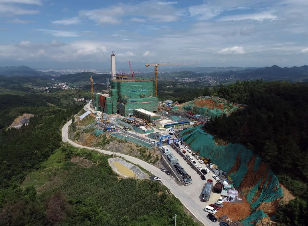 邵阳市中部生活垃圾焚烧发电项目建设已完成75%_邵阳头条网