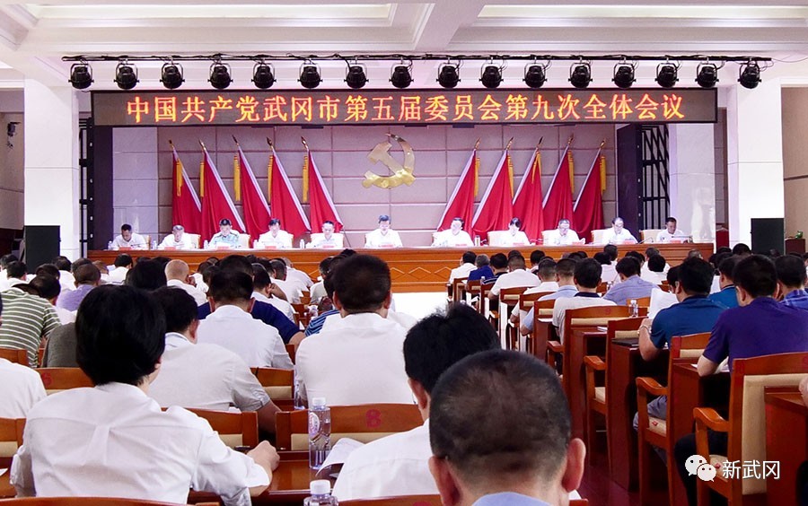中共武冈市委五届九次全体会议召开(图1)
