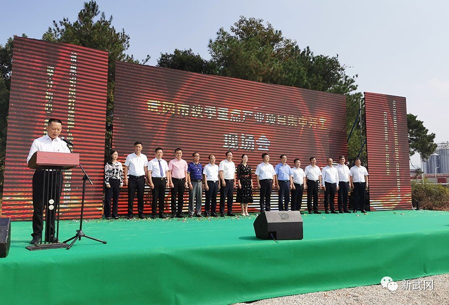 武冈市召开秋季重点产业项目集中开工现场会(图1)
