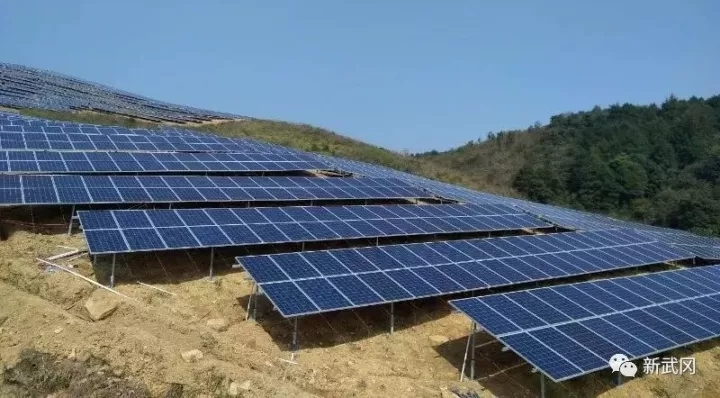 武冈市百日建成21.6兆瓦委托帮扶光伏电站(图1)