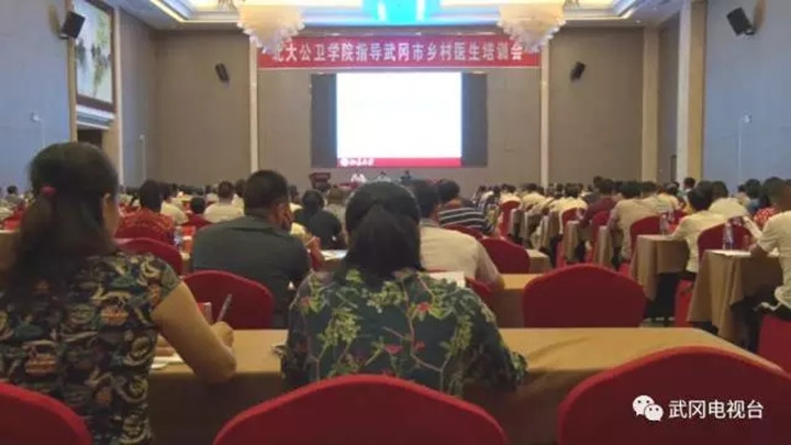 北大公卫学院为武冈市基层医疗队伍培训充电(图1)