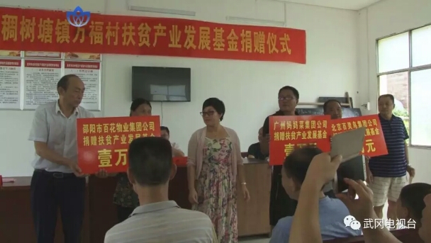 杨一丁调研稠树塘镇社会扶贫、产业脱贫(图1)