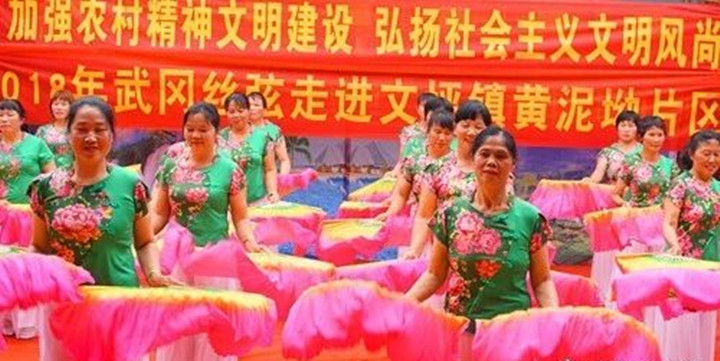2018年武冈丝弦进乡镇传承展演活动(图4)