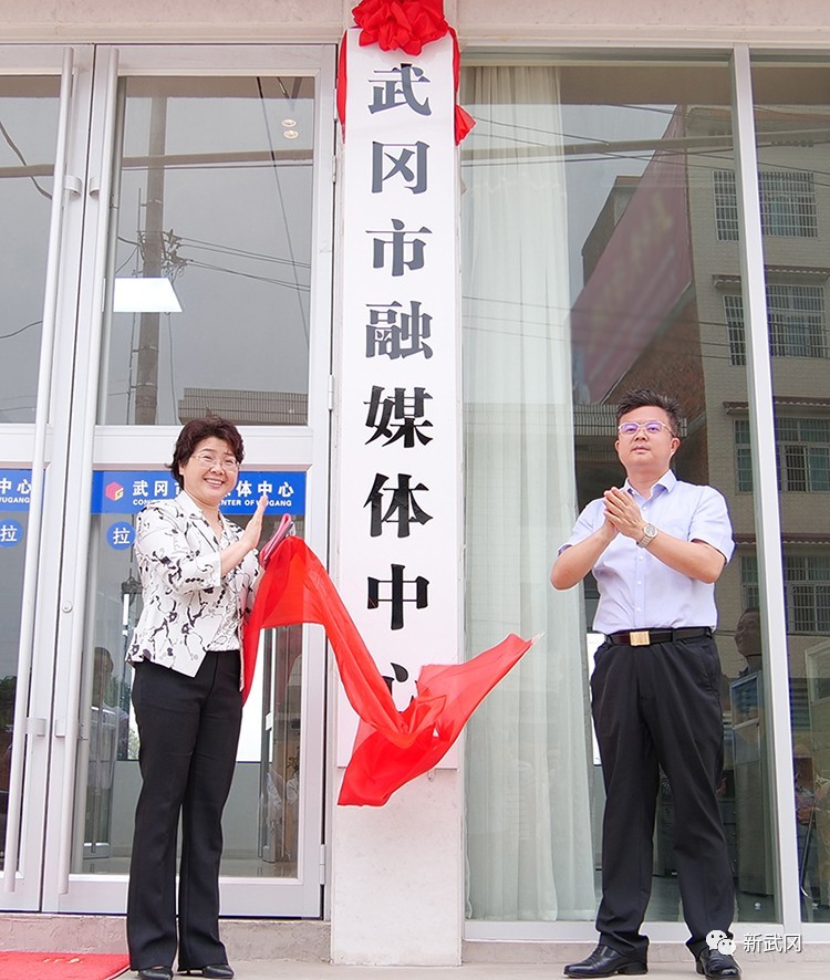 武冈市融媒体中心正式揭牌运行(图1)