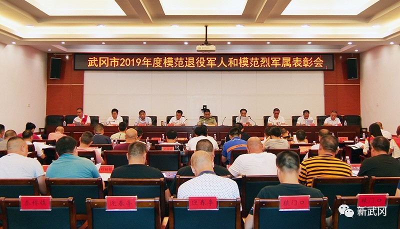 武冈市召开模范退役军人和模范烈军属表彰会(图1)