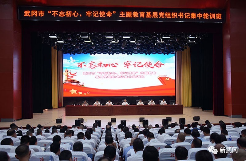 集中轮训基层党组织书记 武冈市推动主题教育向基层走(图1)
