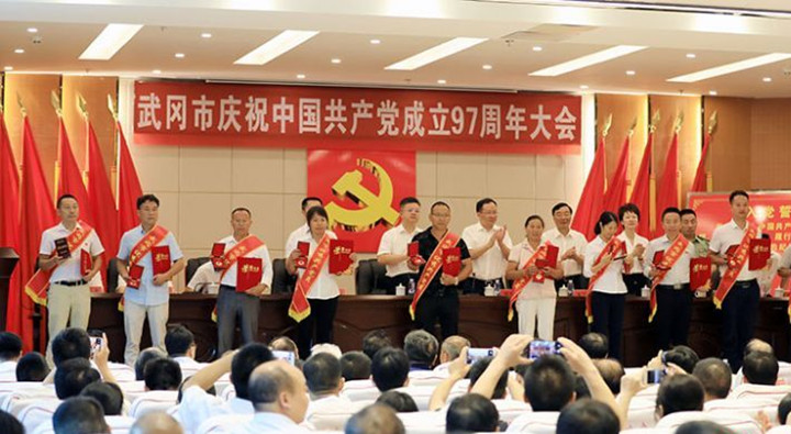 武冈市迎“七一”表彰一批新时代新担当新作为先进典型(图2)