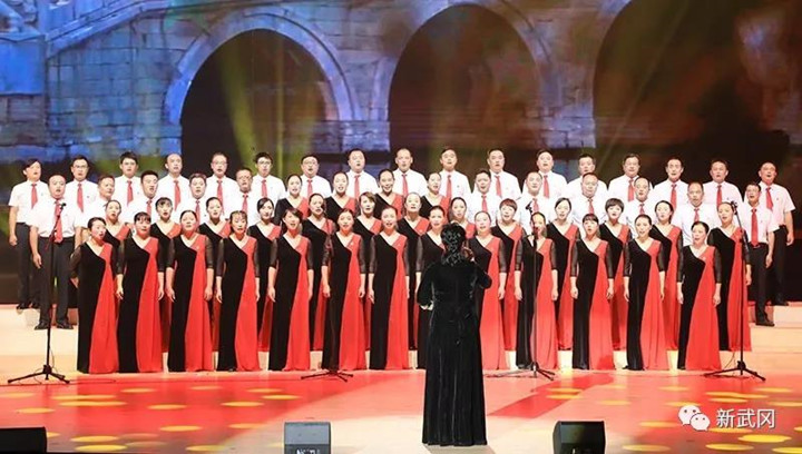 武冈市举行庆祝建党98周年暨新中国成立70周年“我和我的祖国”合唱赛(图14)