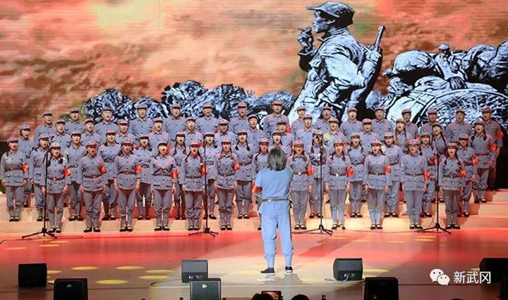 武冈市举行庆祝建党98周年暨新中国成立70周年“我和我的祖国”合唱赛(图6)