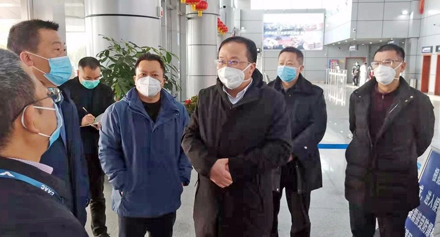 唐克俭一线督导新型肺炎疫情联防联控工作(图1)