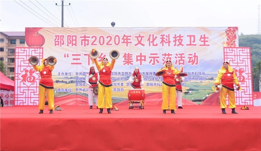 邵阳市2020年文化科技卫生“三下乡”集中示范活动在武冈市大甸镇启动(图1)