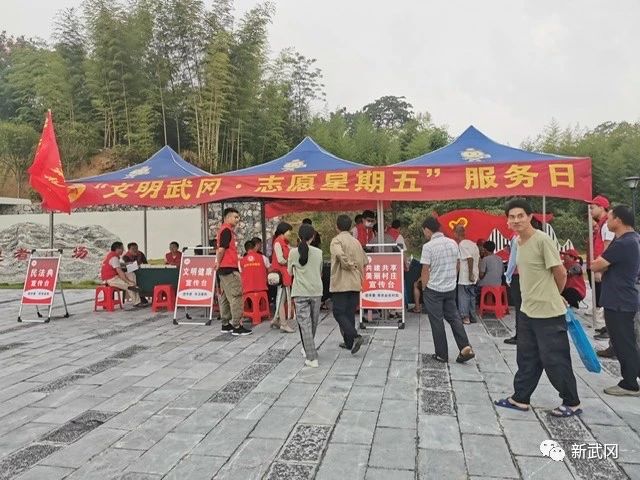 武冈市举行“文明武冈·志愿星期五”服务日活动(图1)