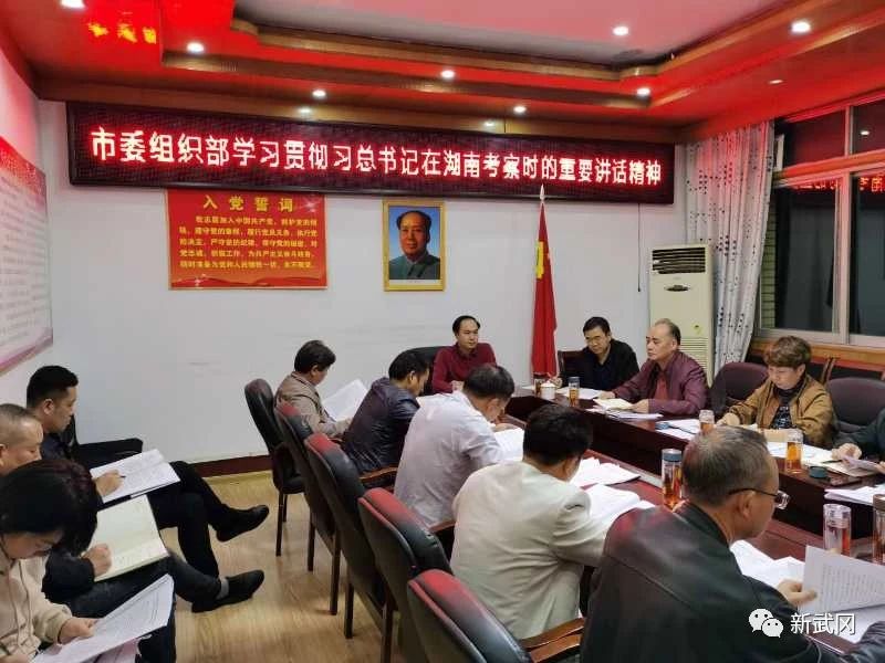 市委组织部传达学习贯彻习近平总书记在湖南考察时的重要讲话精神(图1)