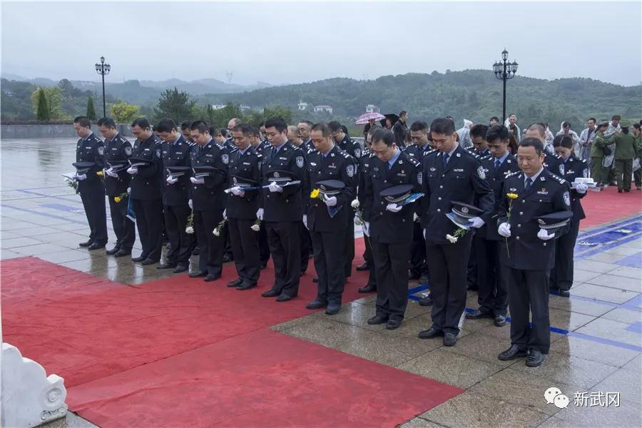缅怀革命先烈 传承革命精神 武冈各界向烈士敬献花篮(图4)