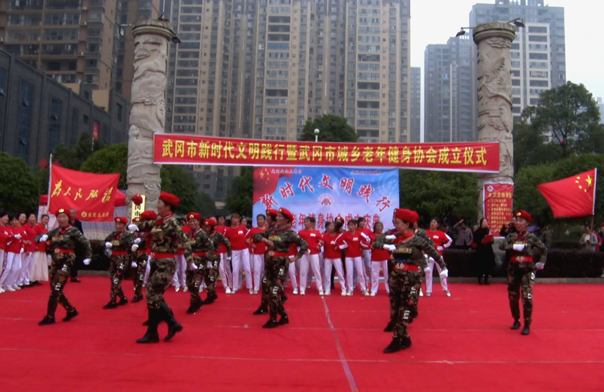 新时代文明实践：武冈市城乡老年健身协会成立(图1)