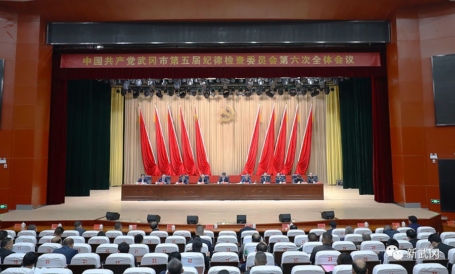 中国共产党武冈市第五届纪律检查委员会第六次全体会议公报(图1)