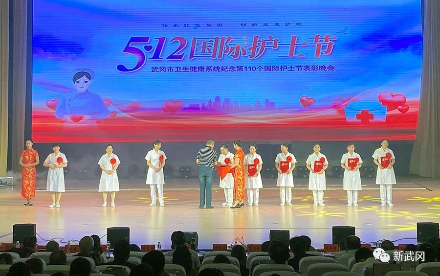 武冈市举行“5·12”国际护士节表彰晚会(图1)
