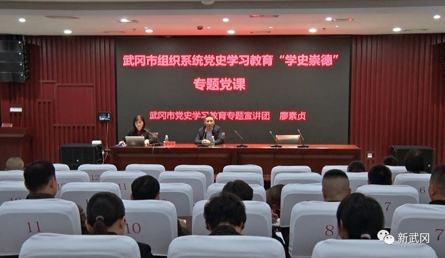 武冈市多部门开展党史学习教育暨“学史崇德”专题学习(图1)