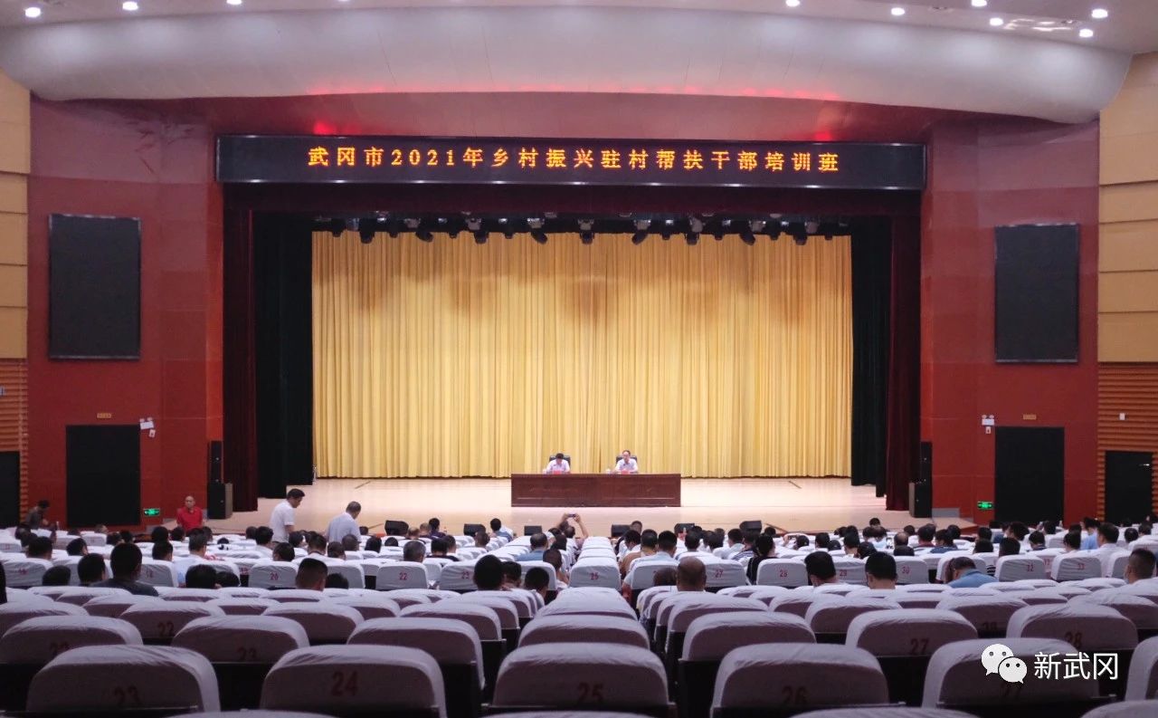 武冈市乡村振兴驻村帮扶干部培训班开讲(图1)