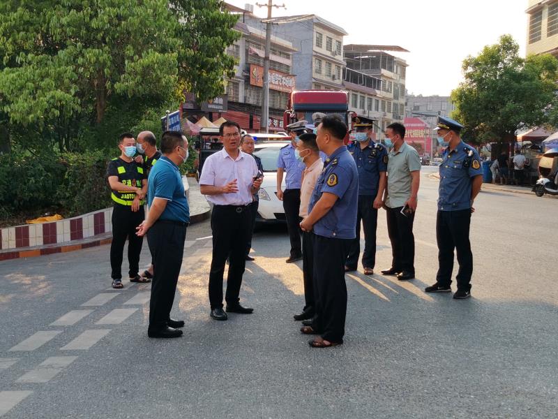武冈市委常委、副市长候选人王琪督查“亮剑行动”集中攻坚工作(图2)