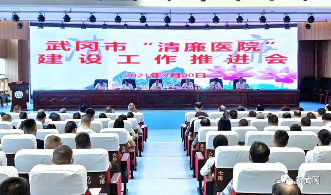 推进清廉医院建设 促进武冈市医疗卫生事业高质量发展(图1)