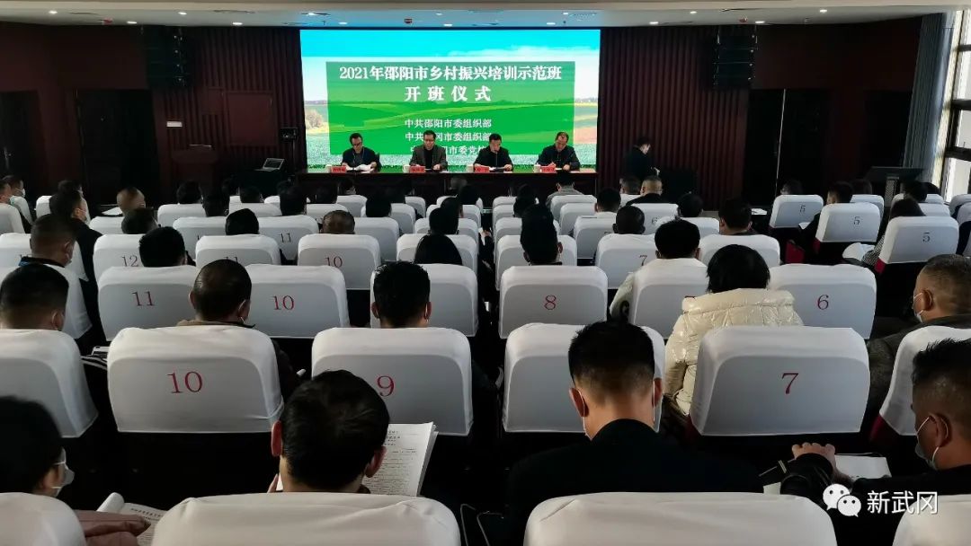 2021年邵阳市乡村振兴专题培训示范班在武冈开班(图1)