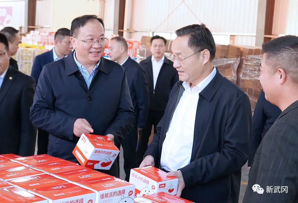 中国农业发展银行湖南省分行负责人来武调研(图1)