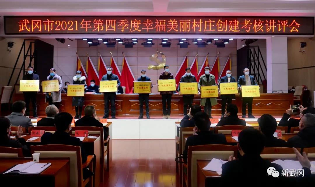 武冈市幸福美丽村庄创建考核讲评会召开(图3)