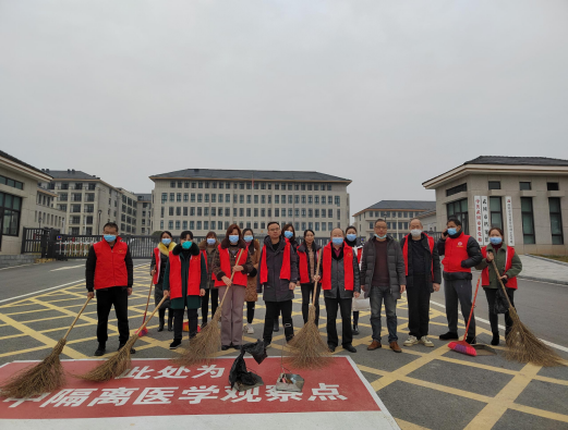 中共武冈市委党校开展创文攻坚、冬季爱国卫生大清扫运动(图2)