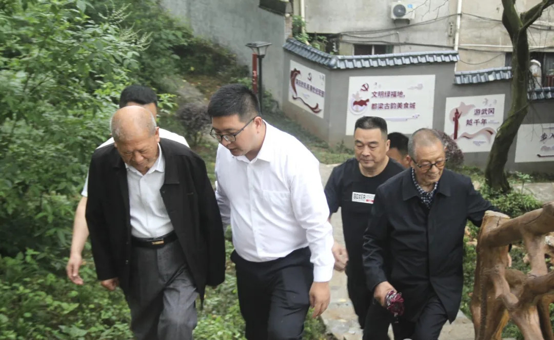 武冈市委组织部组织部分离退休干部开展调研活动(图1)