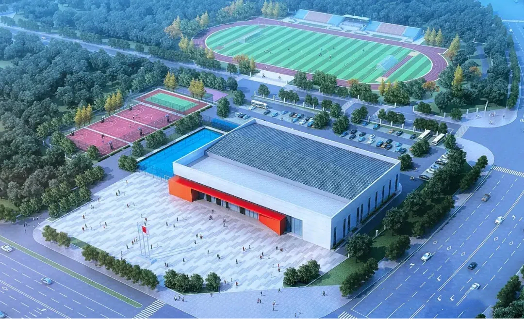武冈市全民健身中心开工 点燃城市活力新引擎(图1)