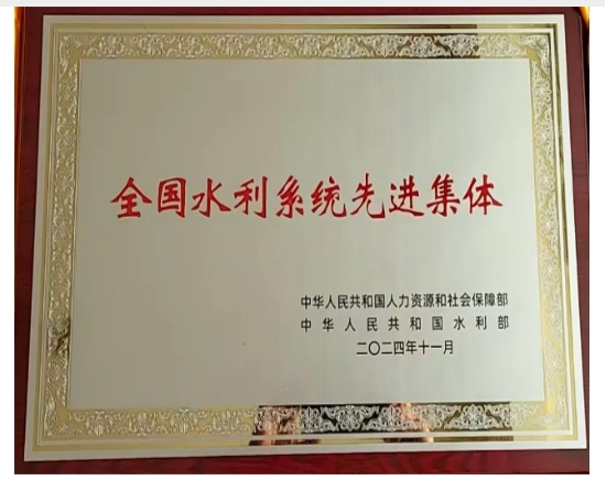 喜报 武冈市水利局荣获“全国水利系统先进集体”称号(图1)