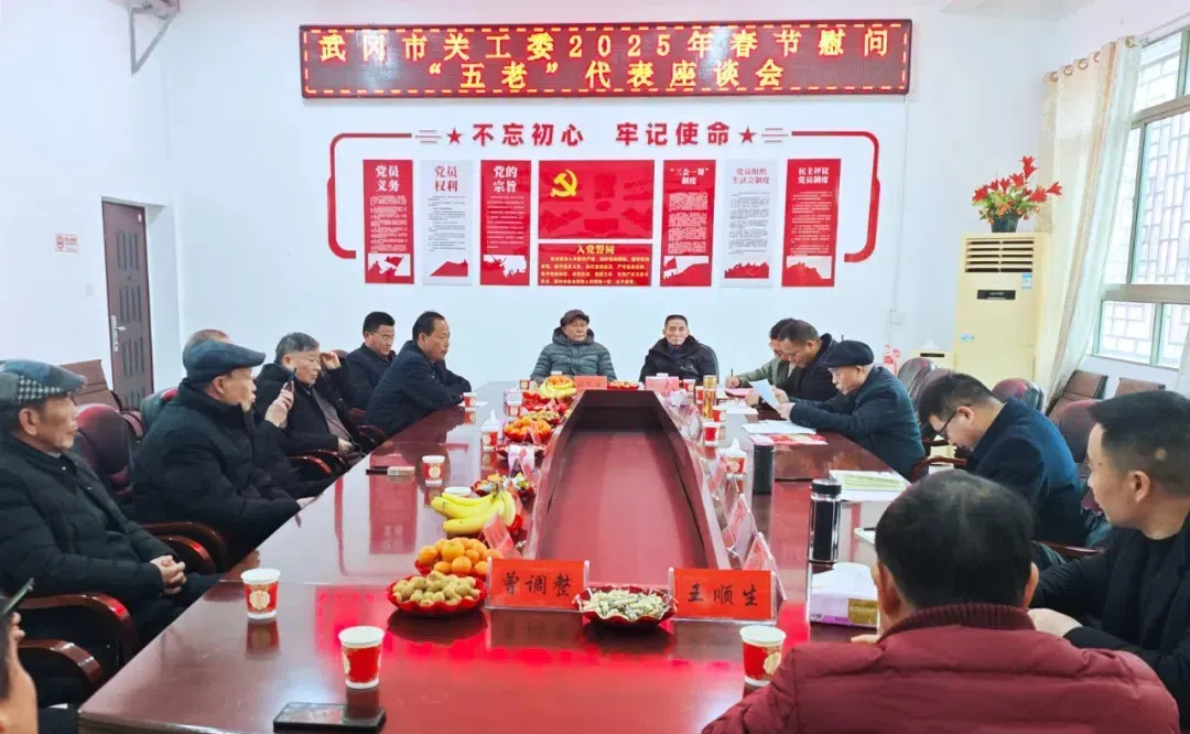 市关工委召开2025年春节慰问“五老”代表座谈会(图1)