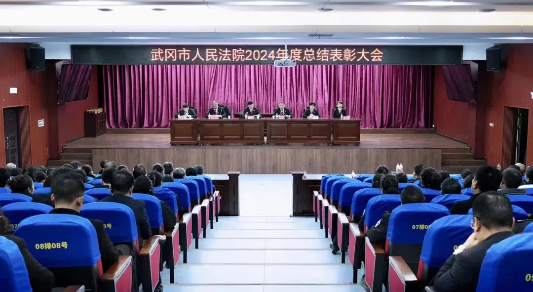 武冈法院召开年度总结表彰大会(图1)