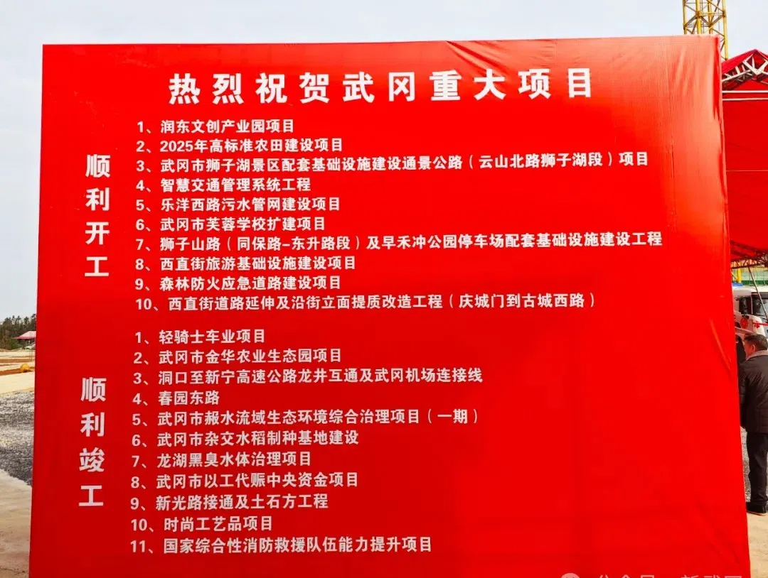 武冈市21个项目集中开竣工 总投资15.18亿元(图3)