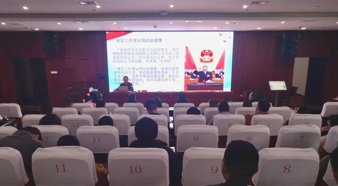 武冈市委组织部：加强法治宣传教育 提升干部法治素养(图1)
