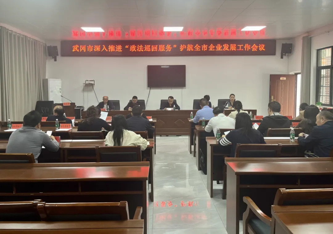 武冈：“政法巡回服务”护航企业高质量发展(图1)