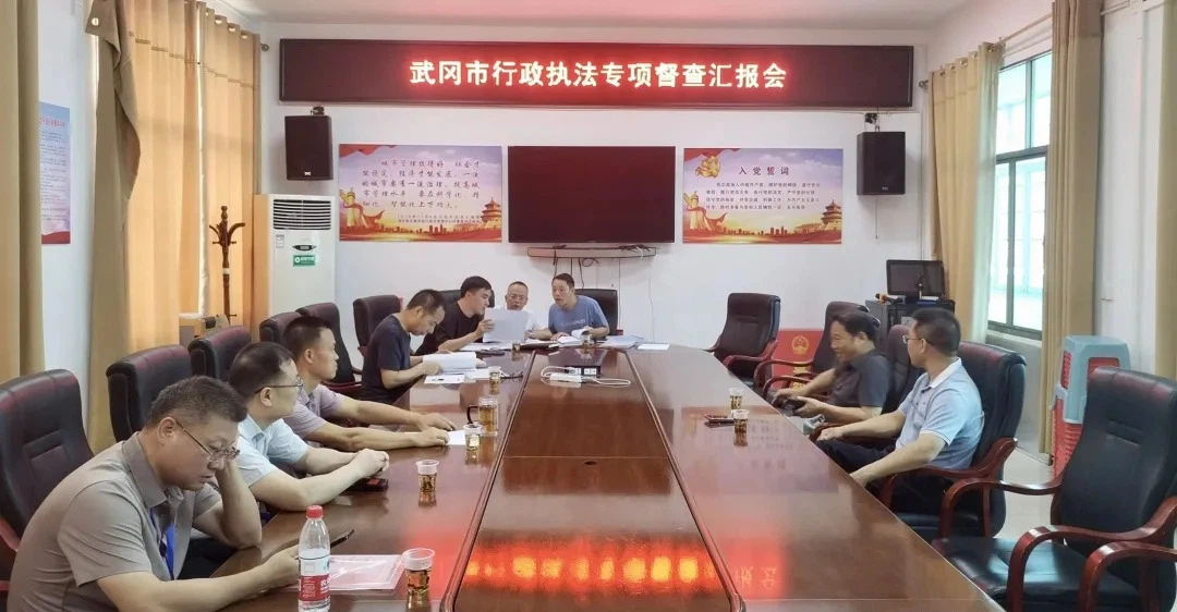 武冈开展行政执法专项督查 严查30余家单位执法规范(图1)