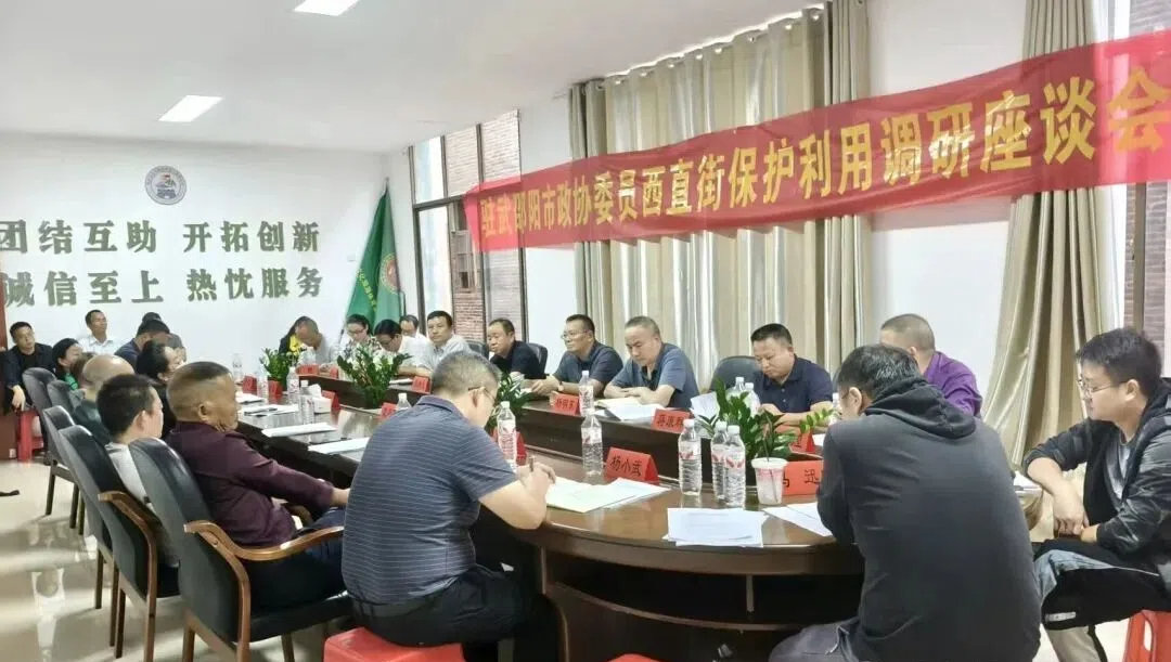 驻武邵阳市政协委员工作室就西直街历史文化街区保护利用开展调研
