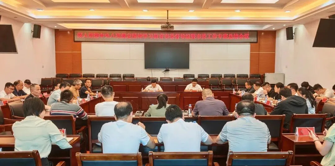 武冈市召开深入贯彻中央八项规定精神学习教育武冈市委督导组暨工作专班总结会议(图1)
